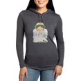 thumbnail image 1 of CafePress - Christmas Cute Baby Angel Praying Long Sleeve T Sh - Womens Hooded Shirt, 1 of 3