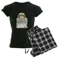 thumbnail image 1 of CafePress - Christmas Cute Baby Angel Praying Pajamas - Women's Short Sleeve Print T-Shirt and Pants Dark Cotton Pajama Set, 1 of 7