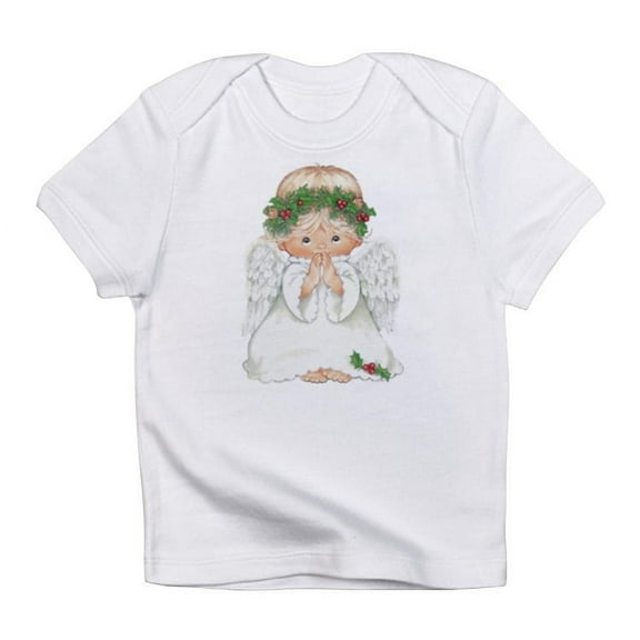 CafePress - Christmas Cute Baby Angel Praying T Shirt - Infant T-Shirt