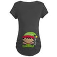 thumbnail image 1 of CafePress - Christmas Elf Holiday Maternity T Shirt - Maternity Dark T-Shirt, 1 of 3
