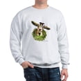 thumbnail image 1 of CafePress - Christmas Goat Sweatshirt - Crew Neck Sweatshirt, 1 of 4