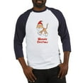 thumbnail image 1 of CafePress - Christmas Kitty Baseball Jersey - Cotton Baseball Jersey, 3/4 Raglan Sleeve Shirt, 1 of 4