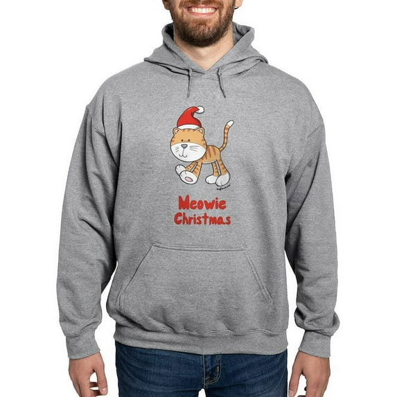 CafePress - Christmas Kitty Hooded Sweatshirt - Pullover Hoodie, Hooded Sweatshirt