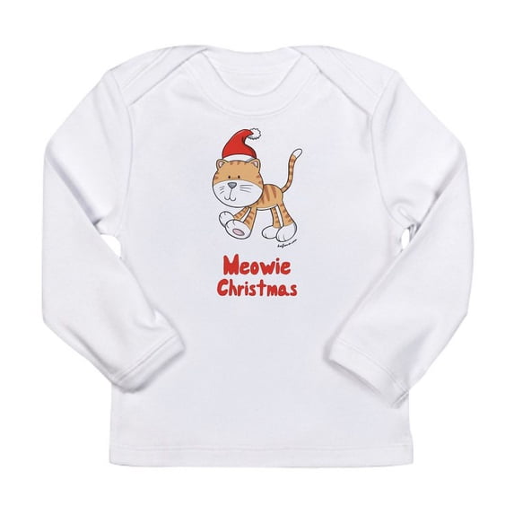 CafePress - Christmas Kitty Long Sleeve Infant T Shirt - Long Sleeve Infant T-Shirt