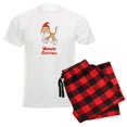 thumbnail image 1 of CafePress - Christmas Kitty Men's Light Pajamas - Men's Light Loose Fit Cotton Pajama Set, 1 of 7