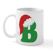 CafePress - Christmas Letter B Alphabet Mug - 11 oz Ceramic Mug - Novelty Coffee Tea Cup