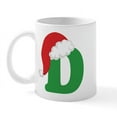 thumbnail image 1 of CafePress - Christmas Letter D Alphabet Mug - 11 oz Ceramic Mug - Novelty Coffee Tea Cup, 1 of 3