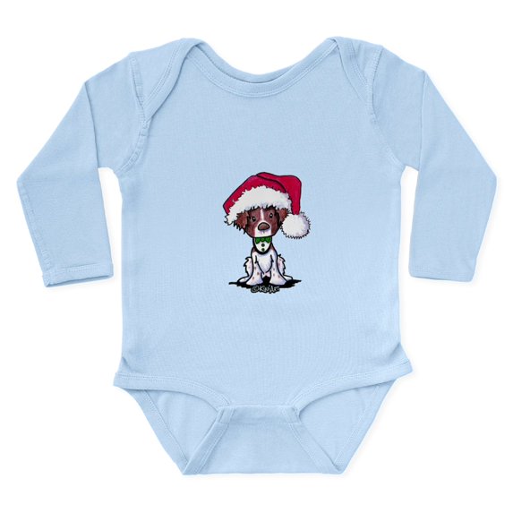 CafePress - Christmas Liver Britta Long Sleeve Infant Bodysuit - Long Sleeve Cotton Baby Bodysuit