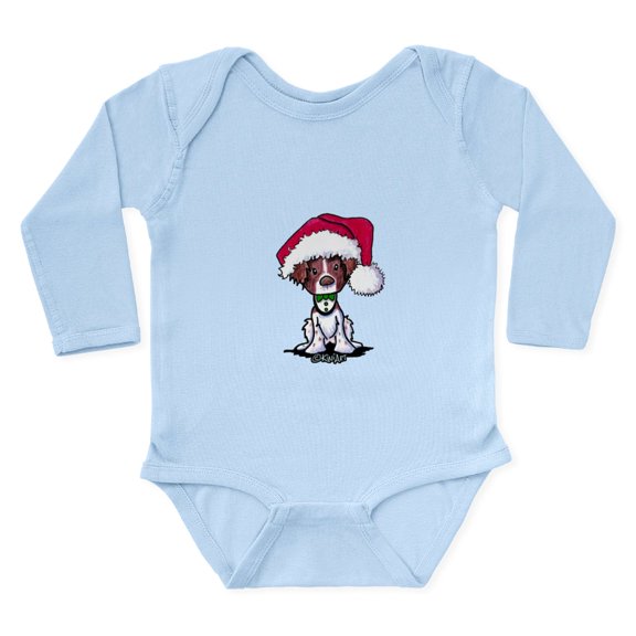 CafePress - Christmas Liver Britta Long Sleeve Infant Bodysuit - Long Sleeve Cotton Baby Bodysuit
