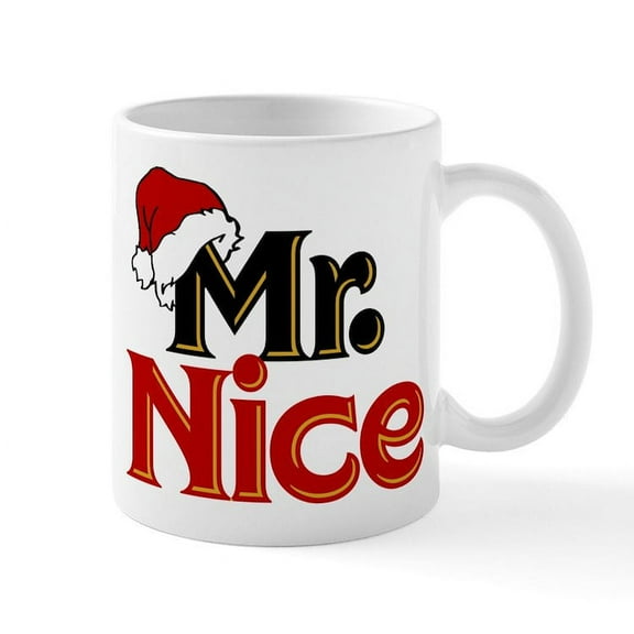 CafePress - Christmas Mr Nice - 11 oz Ceramic Mug - Novelty Coffee Tea Cup
