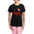 thumbnail image 1 of CafePress - Christmas Mrs Naughty Women's Dark Pajamas - Women's Short Sleeve Print T-Shirt and Pants Dark Cotton Pajama Set, 1 of 7