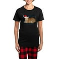 thumbnail image 1 of CafePress - Christmas Orange Tabby Cat Pajamas - Women's Short Sleeve Print T-Shirt and Pants Dark Cotton Pajama Set, 1 of 7