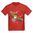 thumbnail image 1 of CafePress - Christmas Owl Kids Dark T Shirt - Dark T-Shirt Kids XS-XL, 1 of 4