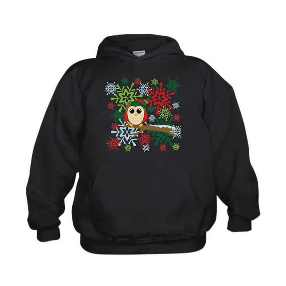 CafePress - Christmas Owl - Kids Hooded Sweatshirt, Classic Hoodie