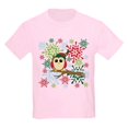 thumbnail image 1 of CafePress - Christmas Owl Kids Light T Shirt - Light T-Shirt Kids XS-XL, 1 of 4