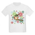 thumbnail image 1 of CafePress - Christmas Owl Kids Light T Shirt - Light T-Shirt Kids XS-XL, 1 of 4