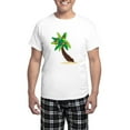 thumbnail image 1 of CafePress - Christmas Palm Tree Men's Light Pajamas - Men's Light Loose Fit Cotton Pajama Set, 1 of 7