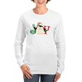 thumbnail image 1 of CafePress - Christmas Penguin Joy Women's Long Sleeve T Shirt - Women's Long Sleeve Graphic Casual T-Shirt, 1 of 4