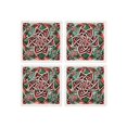thumbnail image 1 of CafePress - Christmas Peppermint - Tile Coaster, Drink Coaster Set of 4, 1 of 4