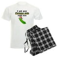 thumbnail image 1 of CafePress - Christmas Pickle Men's Light Pajamas - Men's Light Loose Fit Cotton Pajama Set, 1 of 7