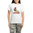 thumbnail image 1 of CafePress - Christmas Pug Dog Pajamas - Women's Short Sleeve Print T-Shirt and Pants Light Cotton Pajama Set, 1 of 7