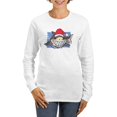 thumbnail image 1 of CafePress - Christmas Shark Long Sleeve T Shirt - Women's Long Sleeve Graphic Casual T-Shirt, 1 of 4