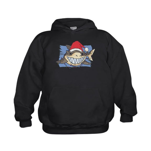 CafePress - Christmas Shark Sweatshirt - Kids Hooded Sweatshirt, Classic Hoodie