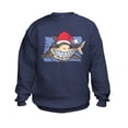 thumbnail image 1 of CafePress - Christmas Shark Sweatshirt - Kids Sweatshirt, Youth Crew Neck Sweatshirt, 1 of 4