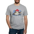 thumbnail image 1 of CafePress - Christmas Shark T Shirt - Fitted T-Shirt, Vintage Fit Soft Cotton Tee, 1 of 4