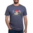 thumbnail image 1 of CafePress - Christmas Shark T Shirt - Mens Tri-blend T-Shirt, 1 of 4