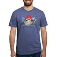 thumbnail image 1 of CafePress - Christmas Shark T Shirt - Mens Tri-blend T-Shirt, 1 of 4