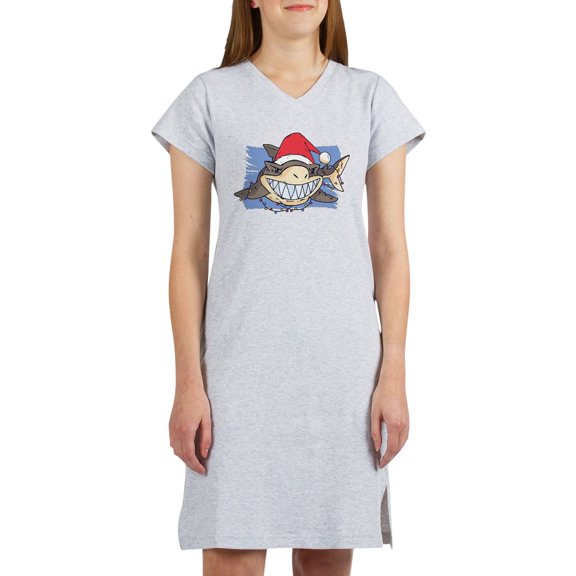 CafePress - Christmas Shark T Shirt - Women's Nightshirt