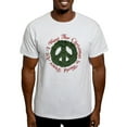 thumbnail image 1 of CafePress - Christmas World Peace Light T Shirt - Men's Classic Graphic T-Shirt, 1 of 4