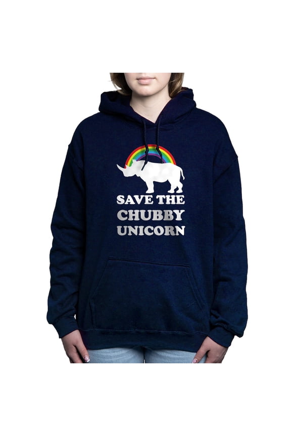 - Chubby Unicorn - Pullover Hoodie, Classic & Comfortable Hooded Sweatshirt