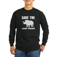 thumbnail image 1 of CafePress - Chubby Unicorn Rhino Long Sleeve T Shirt - Long Sleeve Dark T-Shirt, 1 of 4
