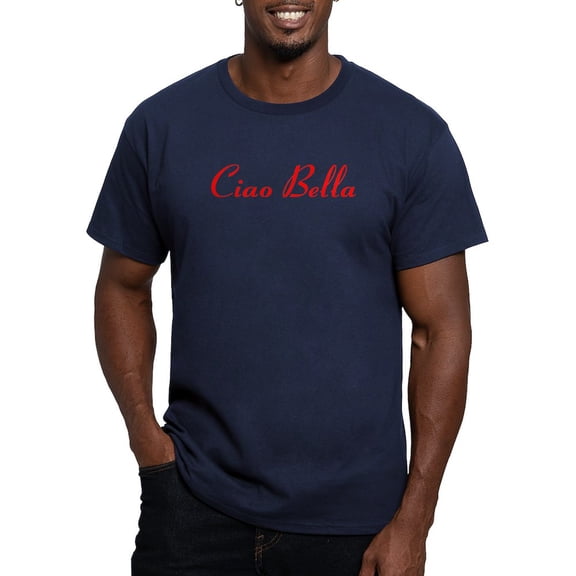 CafePress - Ciao Bella Men's Fitted T Shirt (Dark) - Men's Fitted T-Shirt