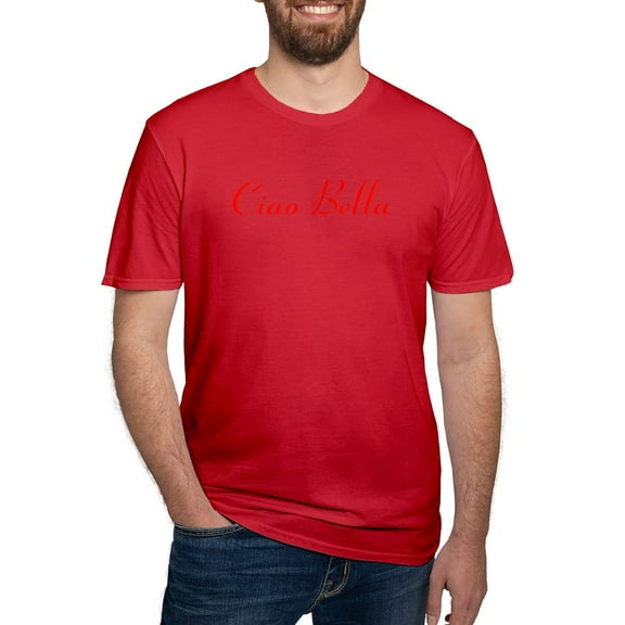 CafePress - Ciao Bella Men's Fitted T Shirt (Dark) - Men's Fitted T-Shirt