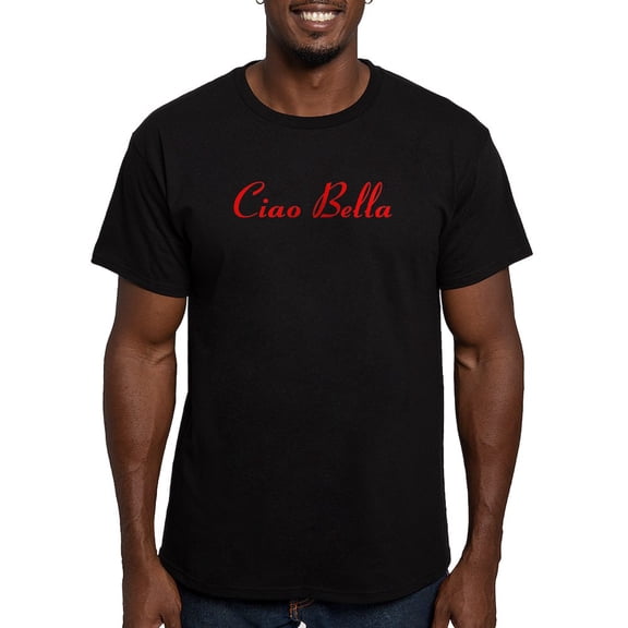 CafePress - Ciao Bella Men's Fitted T Shirt (Dark) - Men's Fitted T-Shirt