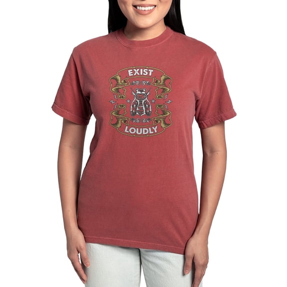 CafePress - Cicadas Exist Loudly Periodical Cicadas Entomology Women's Comfort Colors® T Shirt - Womens Comfort Colors® Shirt