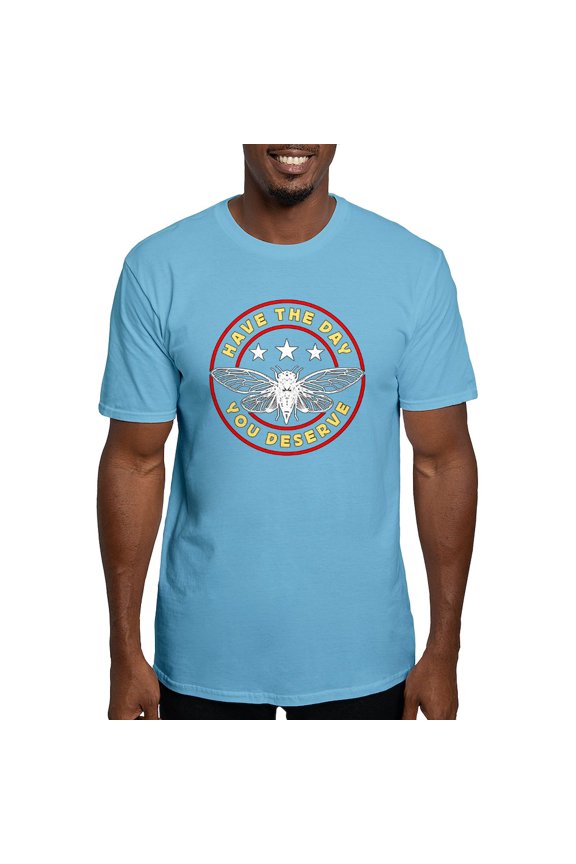 - Cicadas Have The Day You Deserve Periodical Cicada Men's Classic T Shirt - Fitted T-Shirt, Vintage Fit Soft Cotton Tee