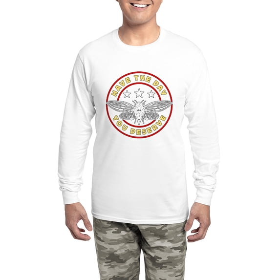 CafePress - Cicadas Have The Day You Deserve Periodical Cicada - Men's Long Sleeve Light Pajama Set
