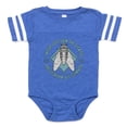 thumbnail image 1 of CafePress - Cicadas I Might Just Join The Cicadas Entomologist - Cute Infant Baby Football Bodysuit, 1 of 3