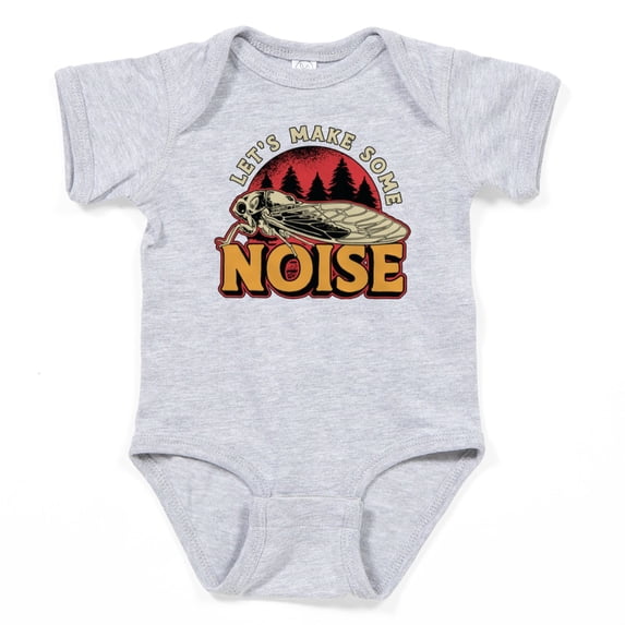 CafePress - Cicadas Let's Make Some Noise Loves Cicada Insect - Cute Infant Bodysuit Baby Romper - Size Newborn - 24 Months