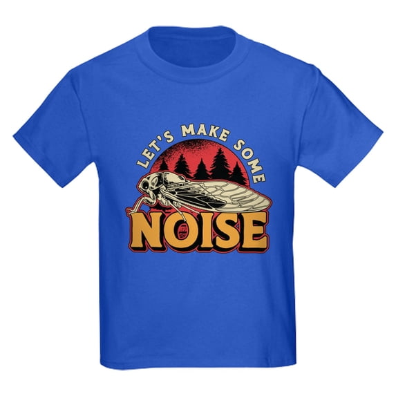 CafePress - Cicadas Let's Make Some Noise Loves Cicada Insect Kids T Shirt - Dark T-Shirt Kids XS-XL
