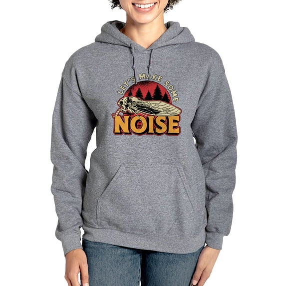 CafePress - Cicadas Let's Make Some Noise Loves Cicada Insect - Pullover Hoodie, Classic & Comfortable Hooded Sweatshirt