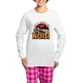 thumbnail image 1 of CafePress - Cicadas Let's Make Some Noise Loves Cicada Insect - Women's Long Sleeve Relaxed Fit Cotton Light Pajama Set, 1 of 7