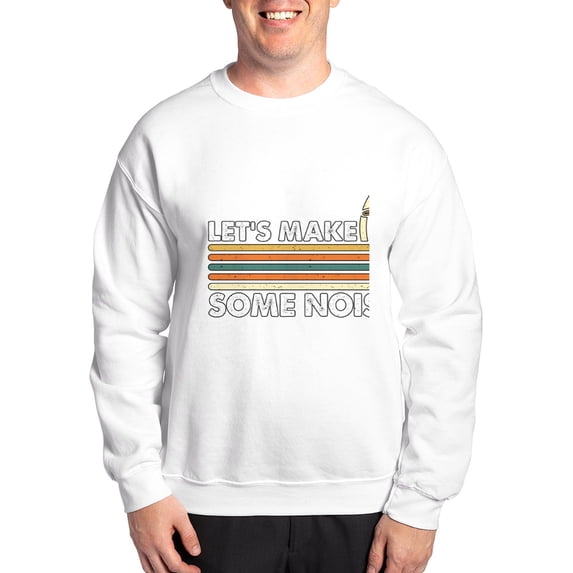 CafePress - Cicadas Let's Make Some Noise Periodical Cicadas - Crew Neck Sweatshirt