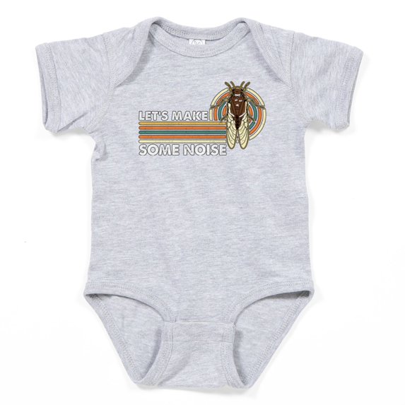 CafePress - Cicadas Let's Make Some Noise Periodical Cicadas - Cute Infant Bodysuit Baby Romper - Size Newborn - 24 Months