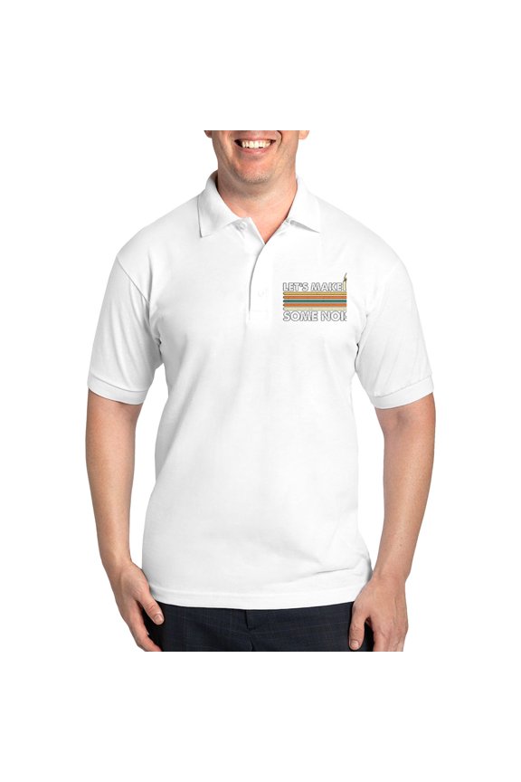 - Cicadas Let's Make Some Noise Periodical Cicadas - Golf Shirt, Pique Knit Golf Polo