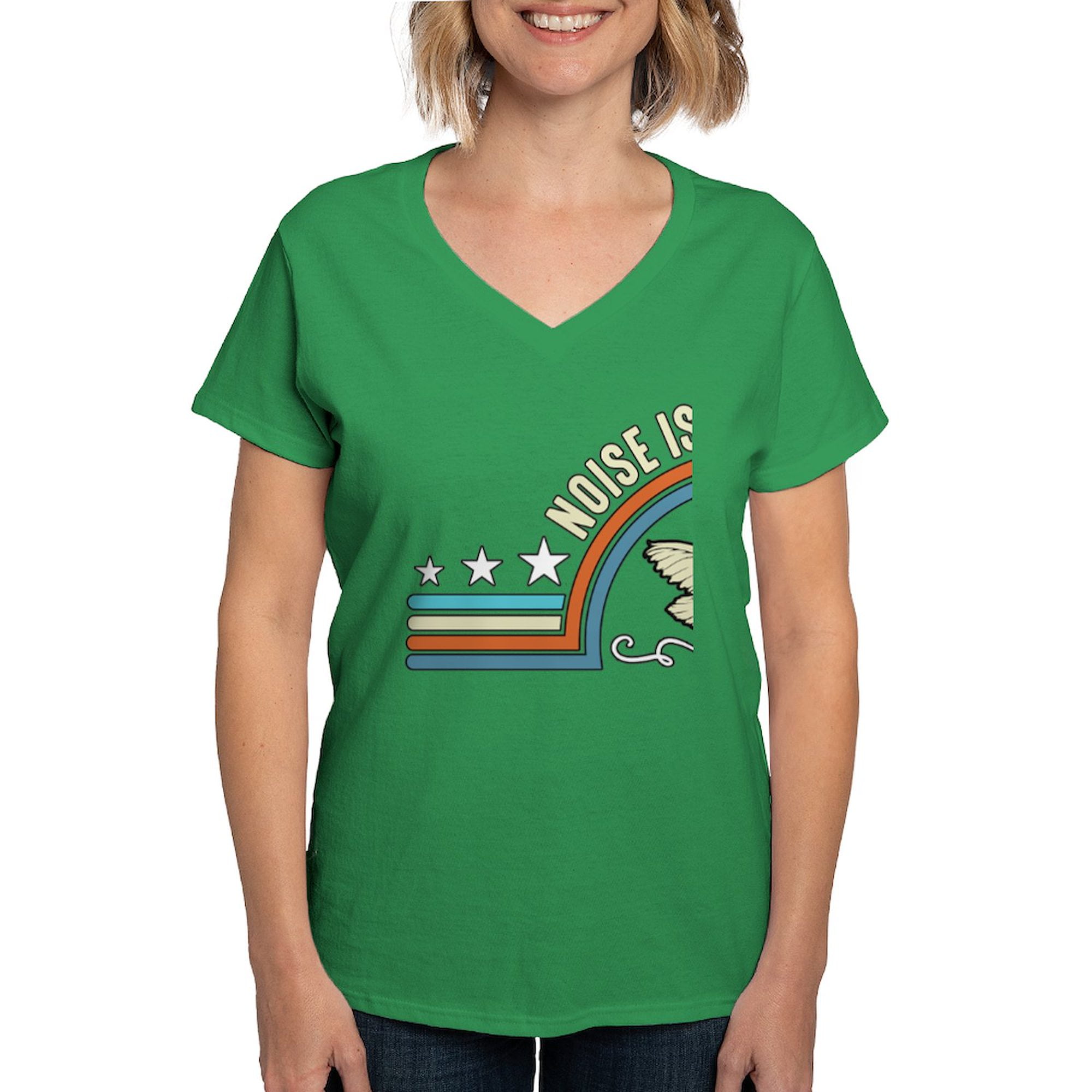 CafePress Cicadas Noise Is What We Do Entomologist Insects Women's V